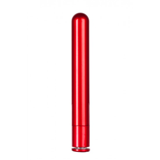 Simplicidade é a chave deste produto... experimente sensações incríveis.Vibrador de alto desempenho da Metallix com 10 ritmos de vibração diferentes à prova de água.Basta pressionar o botão na base para alternar entre os