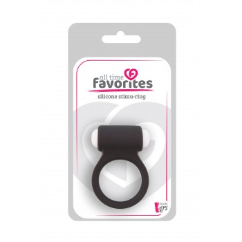 LIT-UP SILICONE STIMU RING 3 BLACK