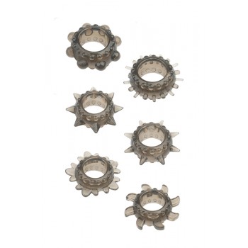 MENZSTUFF 6PC STRECHEABLE RING SET