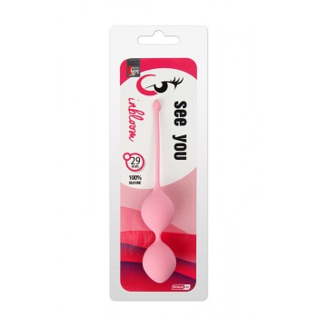 Bolas Vaginais See You Bloom Silicone 2.9cm Rosa