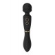 O estimulador wand Celine da coleção Elite da Dream Toys é uma varinha preta com detalhes elegantes em dourado, um cabo resistente, uma cabeça arredondada e um pescoço ligeiramente flexível. Equipado com 2 potentes motor