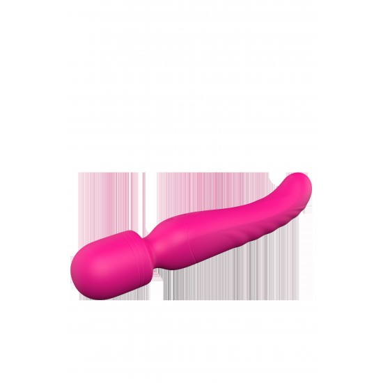 Esta Wand Vibes of Love é verdadeiramente versátil e emocionante! É um massageador de varinha e um vibrador, com 9 ritmos de vibração e 3 intensidades. Também tem uma função de aquecimento na extremidade inserível, para