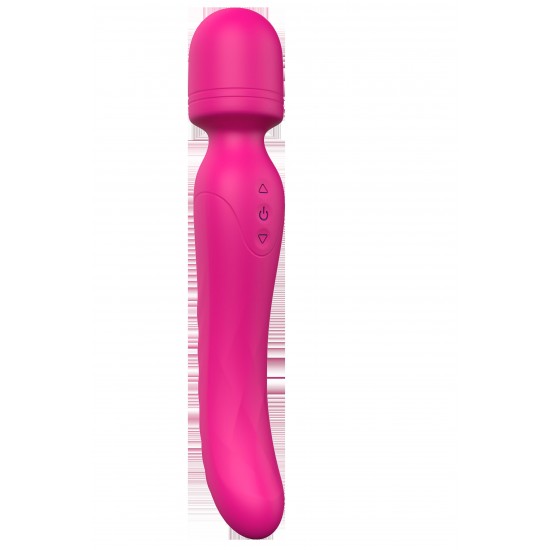 Esta Wand Vibes of Love é verdadeiramente versátil e emocionante! É um massageador de varinha e um vibrador, com 9 ritmos de vibração e 3 intensidades. Também tem uma função de aquecimento na extremidade inserível, para