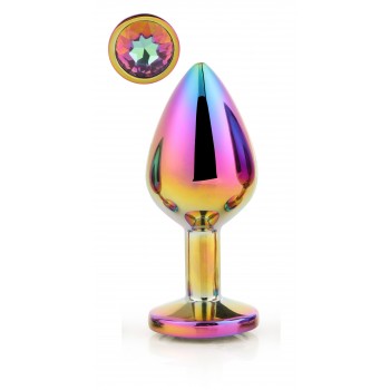 Plug anal medio GLEAMING LOVE Rainbow