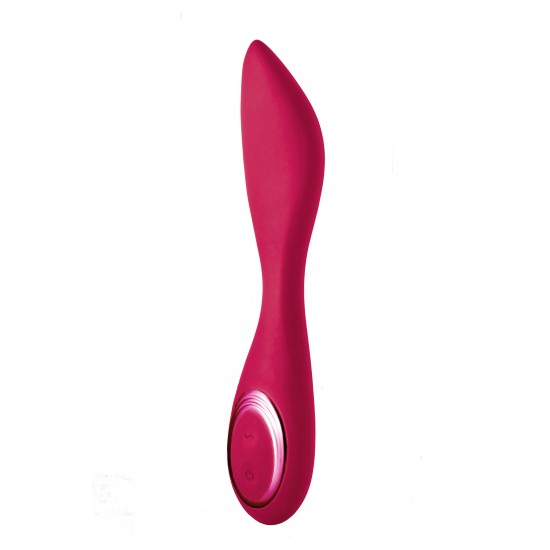 Sparkling Eliza é um vibrador dobrável com formato de língua e ponta pontiaguda para estimulação de precisão. Com 3 velocidades de vibração e 7 ritmos e a capacidade de manter a posição em que está dobrada, Eliza oferece