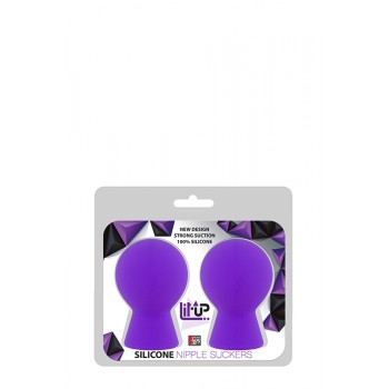 LIT-UP NIPPLE SUCKERS SMALL PURPLE