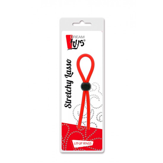 Anel Pénis Stretchy Thick Lasso Regulável Dream Toys Vermelho