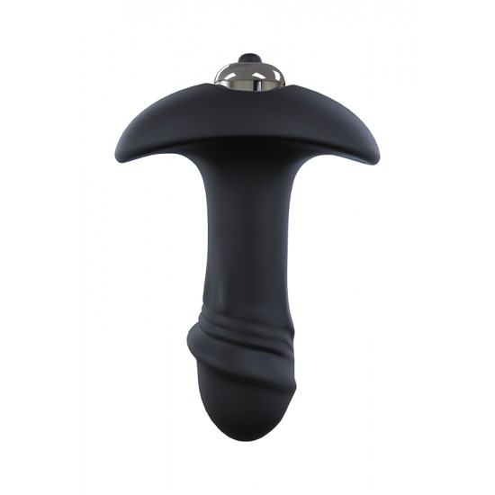Plug Anal c/ Vibração Star Arrow Dream Toys Preto Plug anal com potente bala vibratória, removível, de uma velocidade.Com topo em forma de pénis e base alargada para uma utilização simples e prazerosa.Em material seguro para o corpo e livre de ftalatos.