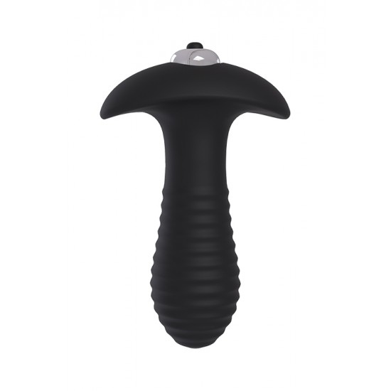 Plug anal com potente bala vibratória, removível, de uma velocidade.Com corpo irregular e estriado e base alargada para uma utilização simples e prazerosa.Em material seguro para o corpo e livre de ftalatos.