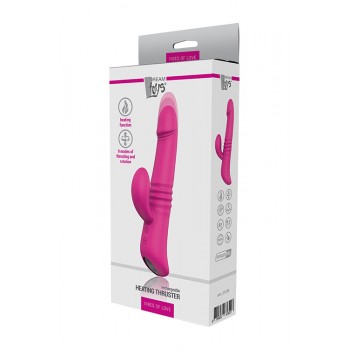 Vibrador Pulsador c/ Aquecimento Heating Thruster Dream Toys Rosa