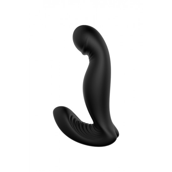 Swirling P-Pleaser foi projetado para estimulação anal e da próstata. Com a extremidade mais longa em formato de pênis, a extremidade mais curta com nervuras estimulará o períneo. Uma característica especial do Swirling