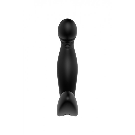 Swirling P-Pleaser foi projetado para estimulação anal e da próstata. Com a extremidade mais longa em formato de pênis, a extremidade mais curta com nervuras estimulará o períneo. Uma característica especial do Swirling