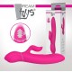 Vibrador silencioso equipado com dois potentes motores que a levarão aos céus num abrir e fechar de olhos. O movimento especial de Duo Thruster é a capacidade do eixo em fazer movimentos de impulso, com 9 níveis diferent