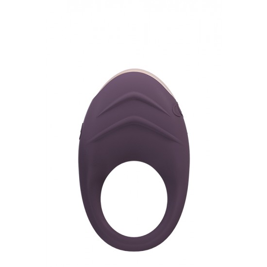 Anel peniano vibratório em silicone seguro para o corpo. 1 motor poderoso. 3 níveis de vibração constante e 7 ritmos diferentes. Botão de controle fácil com um toque. IPX7 à prova d'água. Recarregável por USB magnético,