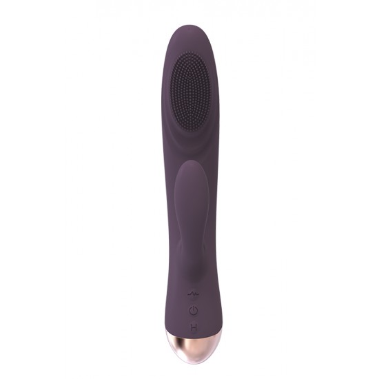 Vibrador de coelho. Densidade dupla. Função de aquecimento. 2 motores potentes. 12 padrões de vibração. Densidade dupla. Botão de controle fácil com um toque. IPX7 à prova d'água. Recarregável via USB, tempo de carregame