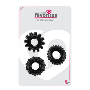 ALL TIME FAVORITES SET OF 3 COCKRINGS