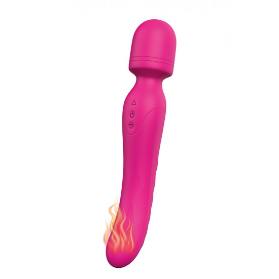 Esta Wand Vibes of Love é verdadeiramente versátil e emocionante! É um massageador de varinha e um vibrador, com 9 ritmos de vibração e 3 intensidades. Também tem uma função de aquecimento na extremidade inserível, para