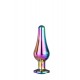 Plug anal cónico GLEAMING LOVE COLOURED S