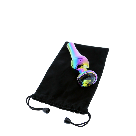 Plug anal cónico GLEAMING LOVE COLOURED S