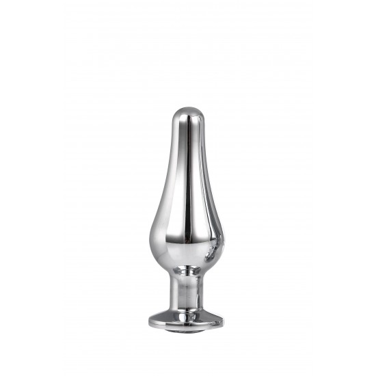 Plug anal cónico GLEAMING LOVE Prateado S