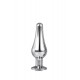 Plug anal cónico GLEAMING LOVE Prateado S