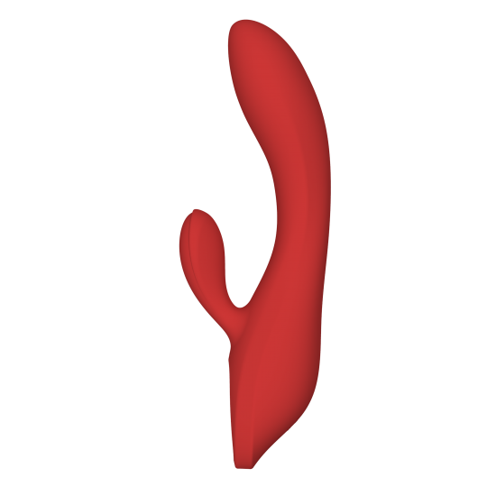 Vibrador estimulador clitoris RED REVOLUTION SOFIA Este vibrador duplo é feito de silicone seguro para o corpo e ABS. Sofia tem 2 motores potentes, no topo e no estimulador clitoriano flexível. O vibrador possui 7 ritmos de vibração. O estimulador de clitóris tem 3 veloc