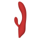 Vibrador estimulador clitoris RED REVOLUTION SOFIA Este vibrador duplo é feito de silicone seguro para o corpo e ABS. Sofia tem 2 motores potentes, no topo e no estimulador clitoriano flexível. O vibrador possui 7 ritmos de vibração. O estimulador de clitóris tem 3 veloc