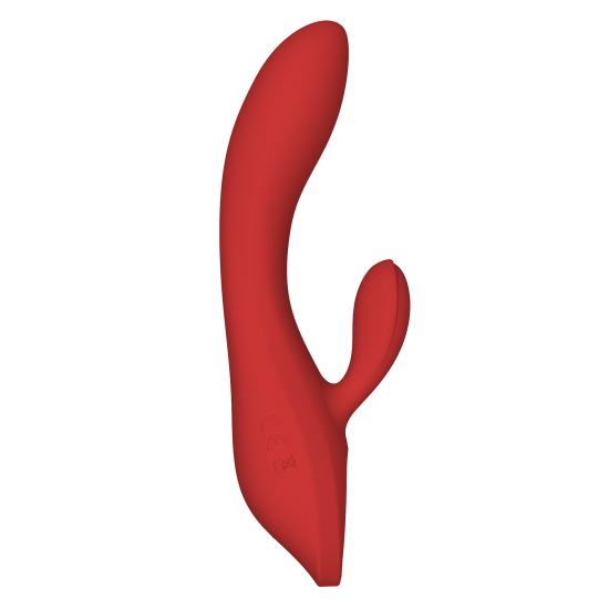 Vibrador estimulador clitoris RED REVOLUTION SOFIA Este vibrador duplo é feito de silicone seguro para o corpo e ABS. Sofia tem 2 motores potentes, no topo e no estimulador clitoriano flexível. O vibrador possui 7 ritmos de vibração. O estimulador de clitóris tem 3 veloc
