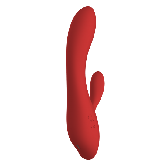 Vibrador estimulador clitoris RED REVOLUTION SOFIA Este vibrador duplo é feito de silicone seguro para o corpo e ABS. Sofia tem 2 motores potentes, no topo e no estimulador clitoriano flexível. O vibrador possui 7 ritmos de vibração. O estimulador de clitóris tem 3 veloc
