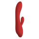 Vibrador estimulador clitoris RED REVOLUTION SOFIA Este vibrador duplo é feito de silicone seguro para o corpo e ABS. Sofia tem 2 motores potentes, no topo e no estimulador clitoriano flexível. O vibrador possui 7 ritmos de vibração. O estimulador de clitóris tem 3 veloc