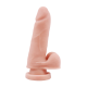 Este dildo de densidade dupla Mr Dixx de 5,7 polegadas tem um núcleo firme com uma parte externa mais macia e natural. Isso é chamado de densidade dupla e aumenta a experiência durante o uso: a penetração parecerá ser re