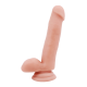 Este dildo de densidade dupla Mr Dixx de 7,1 polegadas tem um núcleo firme com uma parte externa mais macia e realista. Isso é chamado de densidade dupla e aumenta a experiência durante o uso: a penetração parecerá ser r