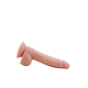 Este dildo de densidade dupla Mr Dixx de 7,6 polegadas tem um núcleo firme com uma parte externa mais macia e natural. Isso é chamado de densidade dupla e aumenta a experiência durante o uso: a penetração parecerá ser re