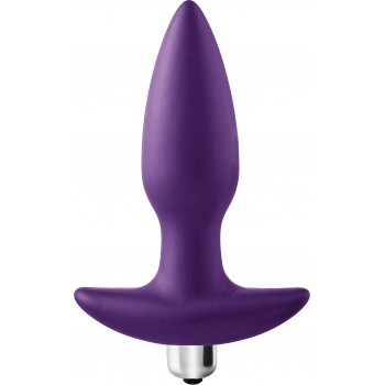 PLUG ANAL FLIRTS 10 FUNÇOES  VIBRATORIO PURPLE