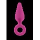Este plug anal Flirts tem um anel na base para fácil manuseio. É feito de silicone rosa suave que é macio ao toque. É um plug de tamanho pequeno, por isso é adequado para iniciantes que desejam experimentar o prazer anal