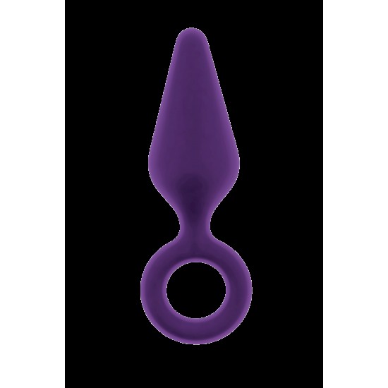 Este plug anal Flirts tem um anel na base para fácil manuseio. É feito de silicone roxo liso que é macio ao toque. Este plug de tamanho médio é adequado tanto para iniciantes quanto para os amantes mais experientes do pr