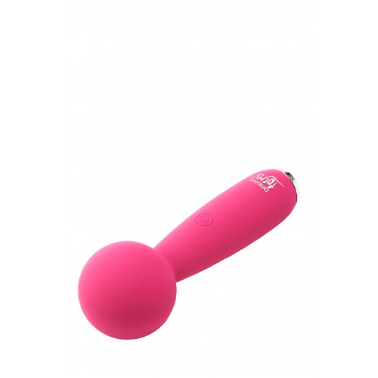 Este mini massageador de varinha é feito de silicone macio e tem uma grande cabeça redonda que é ótima para estimular todos os seus pontos quentes. O potente motor oferece 10 ritmos de vibração que podem ser facilmente o