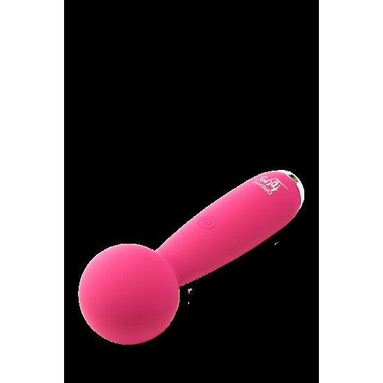 Este mini massageador de varinha é feito de silicone macio e tem uma grande cabeça redonda que é ótima para estimular todos os seus pontos quentes. O potente motor oferece 10 ritmos de vibração que podem ser facilmente o