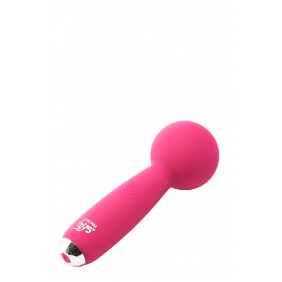 Este mini massageador de varinha é feito de silicone macio e tem uma grande cabeça redonda que é ótima para estimular todos os seus pontos quentes. O potente motor oferece 10 ritmos de vibração que podem ser facilmente o