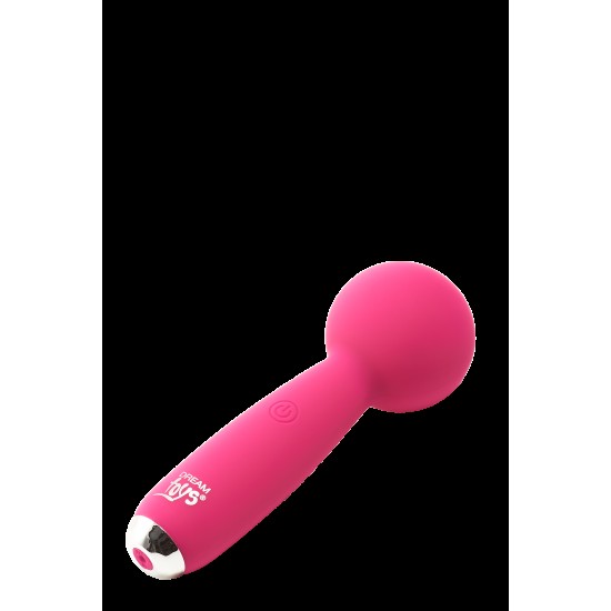 Este mini massageador de varinha é feito de silicone macio e tem uma grande cabeça redonda que é ótima para estimular todos os seus pontos quentes. O potente motor oferece 10 ritmos de vibração que podem ser facilmente o