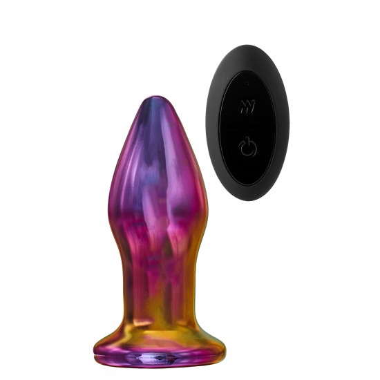 Os plugs de vidro são ótimos. Plugs vibratórios são emocionantes. Então, por que não combinar essas propriedades em um plug de vidro vibratório para ainda mais prazer! Este plug anal Glamour Glass é feito de vidro boross