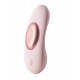 Gigi é um vibrador de cueca suave com controle remoto sem fio e um íman brilhante de cor ouro rosa para prender o vibrador na roupa íntima. É feito de silicone sólido e ABS, seguro para o corpo, livre de látex, livre de