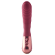 Este vibrador curvo é chamado Jaimy D.. Ele pode facilmente alcançar seu ponto G e conectar seu motor de paixão. Vibrador curvo Jaimy D Com 3 velocidades de vibração e 7 ritmos Feito de silicone sólido macio e ABS Corpo