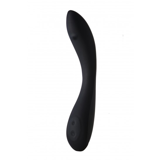 Maxima é um vibrador suave com uma conta deslizante para provocar e agradar, enquanto a forma curvada busca atingir o ponto G. Vibrador curvo suave Com 5 velocidades de vibração e 7 ritmos Com cordão deslizante 6 Veloci