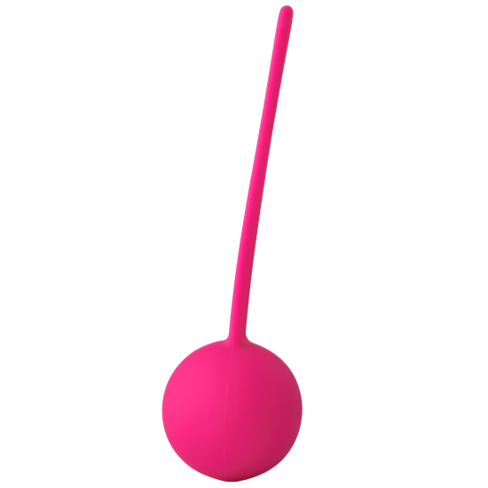 Flirts é a coleção Dream Toys que tem cores vivas e embalagens que lembram primavera, céu azul, dias de sol e flores. Esta bola Kegel da etiqueta Flirts é feita de silicone macio e seguro para o corpo e possui uma c