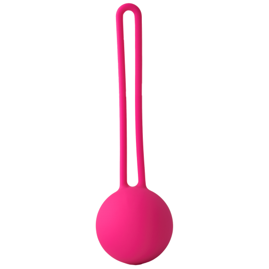 Flirts é a coleção Dream Toys que tem cores vivas e embalagens que lembram primavera, céu azul, dias de sol e flores. Esta bola Kegel da etiqueta Flirts é feita de silicone macio e seguro para o corpo e possui uma c