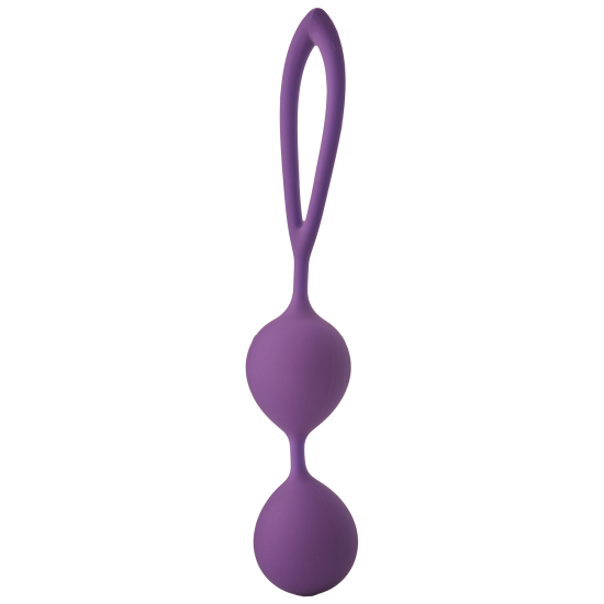 Flirts é a coleção Dream Toys que tem cores vivas e embalagens que lembram primavera, céu azul, dias de sol e flores. Esta Double Kegel Ball da marca Flirts é feita de silicone macio e seguro para o corpo e possui u