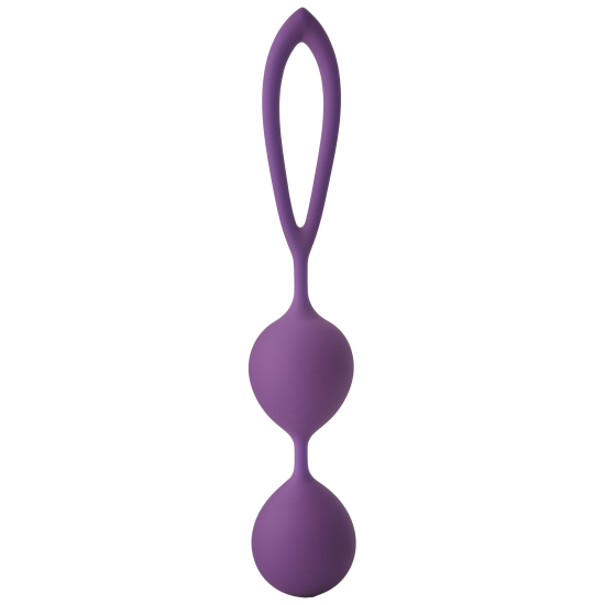 Flirts é a coleção Dream Toys que tem cores vivas e embalagens que lembram primavera, céu azul, dias de sol e flores. Esta Double Kegel Ball da marca Flirts é feita de silicone macio e seguro para o corpo e possui u