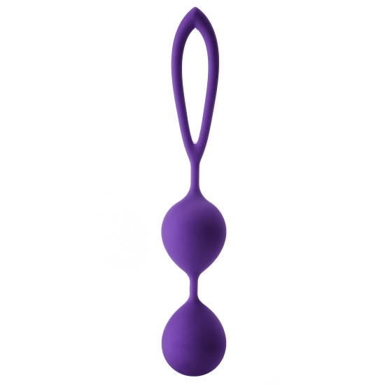 Flirts é a coleção Dream Toys que tem cores vivas e embalagens que lembram primavera, céu azul, dias de sol e flores. Esta Double Kegel Ball da marca Flirts é feita de silicone macio e seguro para o corpo e possui u