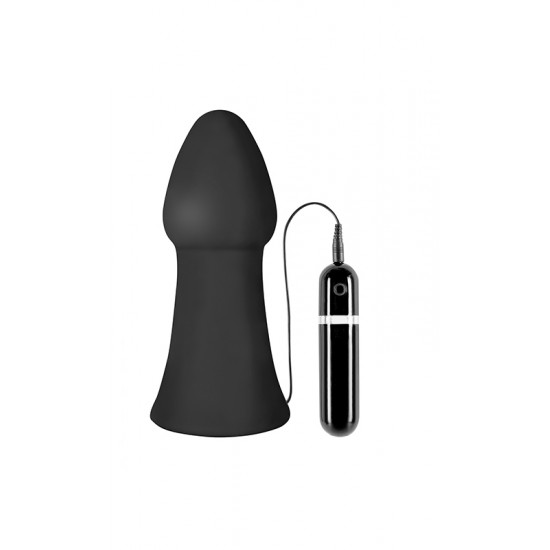 O ButtcrasherPawn tem 20cm de altura e é perfeito para um jogo anal rigoroso.Aproveite a emoção deste vibrador plug anal que tem um design com nervuras para estimulação extra.Este plug anal vem com um controle remoto de